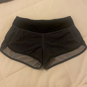 Gray lululemon shorts. Size 4. Only worn once